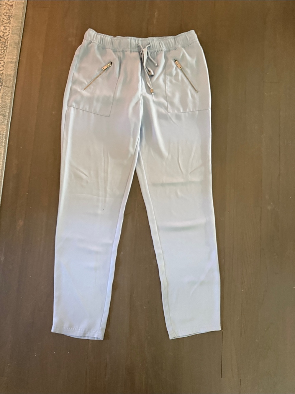 Light Blue Drawstring Pants